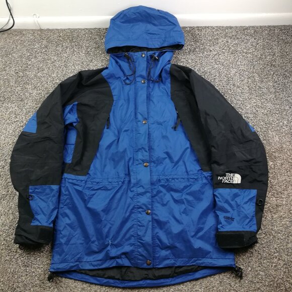 Vintage The North Face Gore Tex Parka Jacket Mountain Light Blue Womens Large - Picture 1 of 12